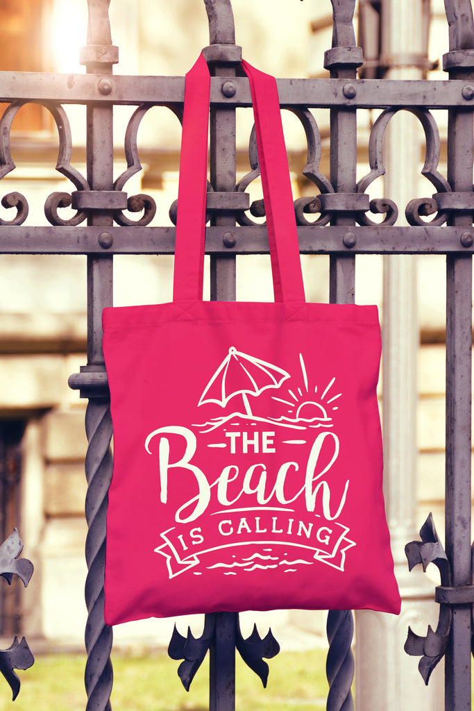 Get trendy with The Beach Is Calling Tote Bag - Tote Bag available at DizzyKitten. Grab yours for £7.99 today!