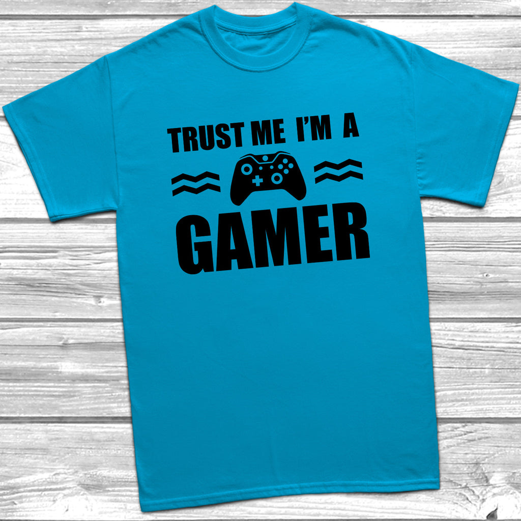 Get trendy with Trust Me I'm A Gamer XB T-Shirt - T-Shirt available at DizzyKitten. Grab yours for £9.49 today!