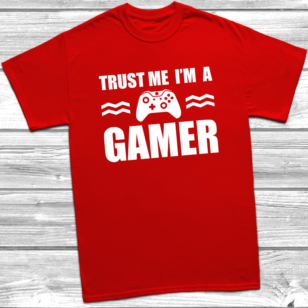 Get trendy with Trust Me I'm A Gamer XB T-Shirt - T-Shirt available at DizzyKitten. Grab yours for £8.99 today!