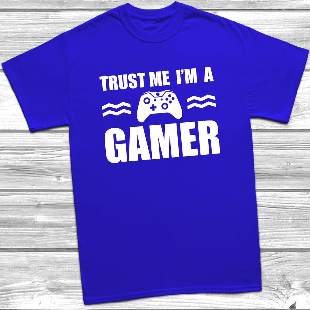 Get trendy with Trust Me I'm A Gamer XB T-Shirt - T-Shirt available at DizzyKitten. Grab yours for £9.49 today!