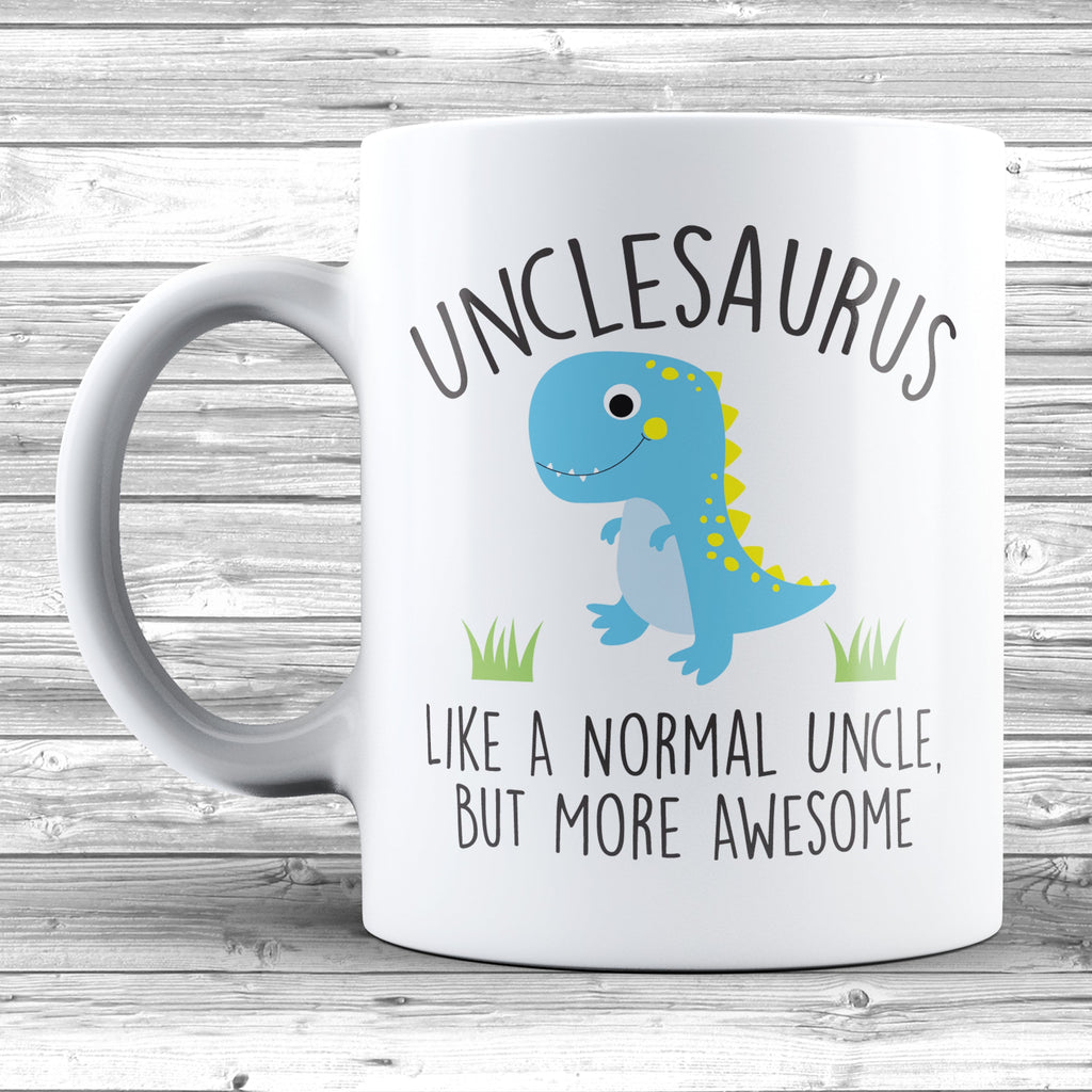 Get trendy with Unclesaurus 11oz / 15oz Mug - Mug available at DizzyKitten. Grab yours for £4.49 today!