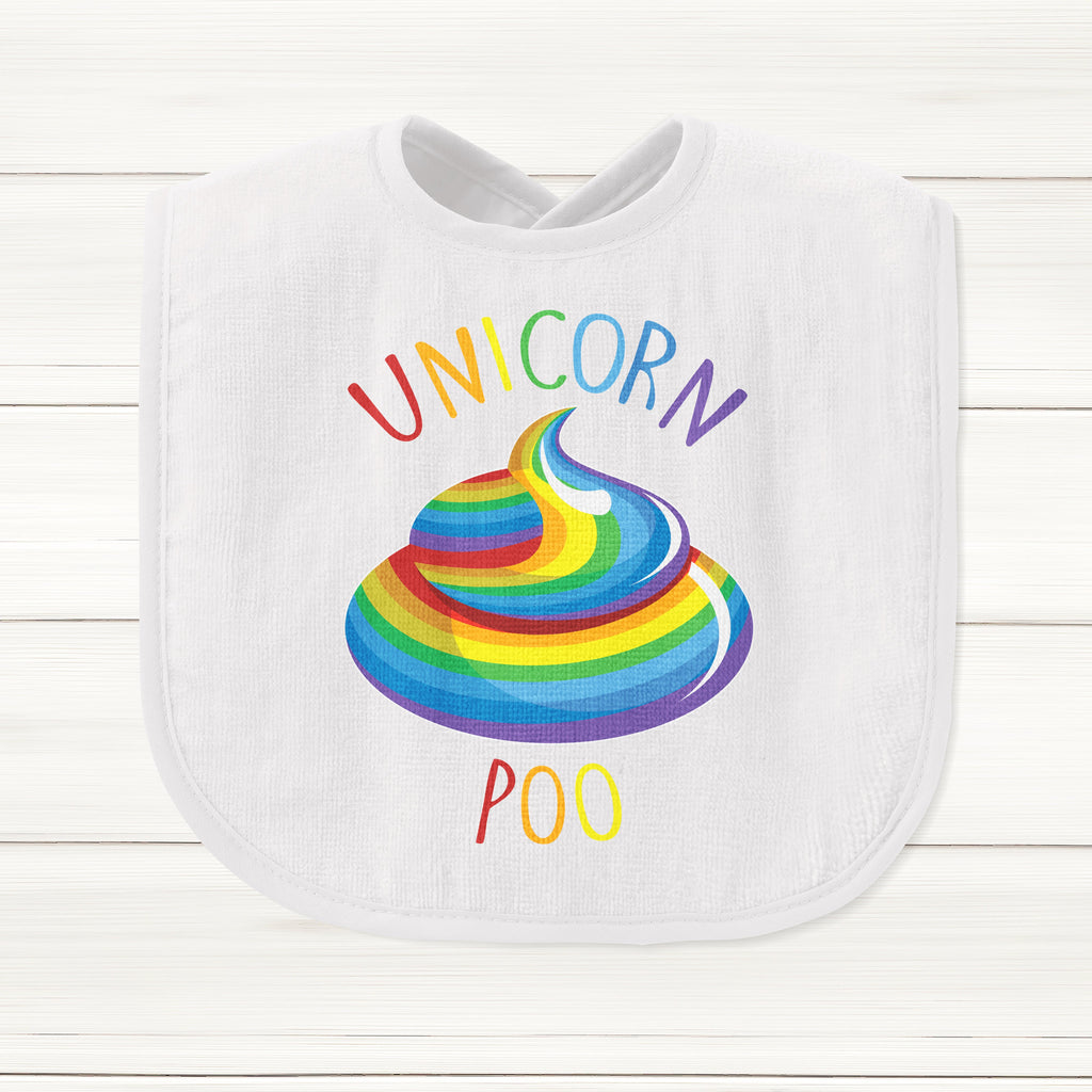 Get trendy with Unicorn Poo Baby Bib - Baby Grow available at DizzyKitten. Grab yours for £6.99 today!