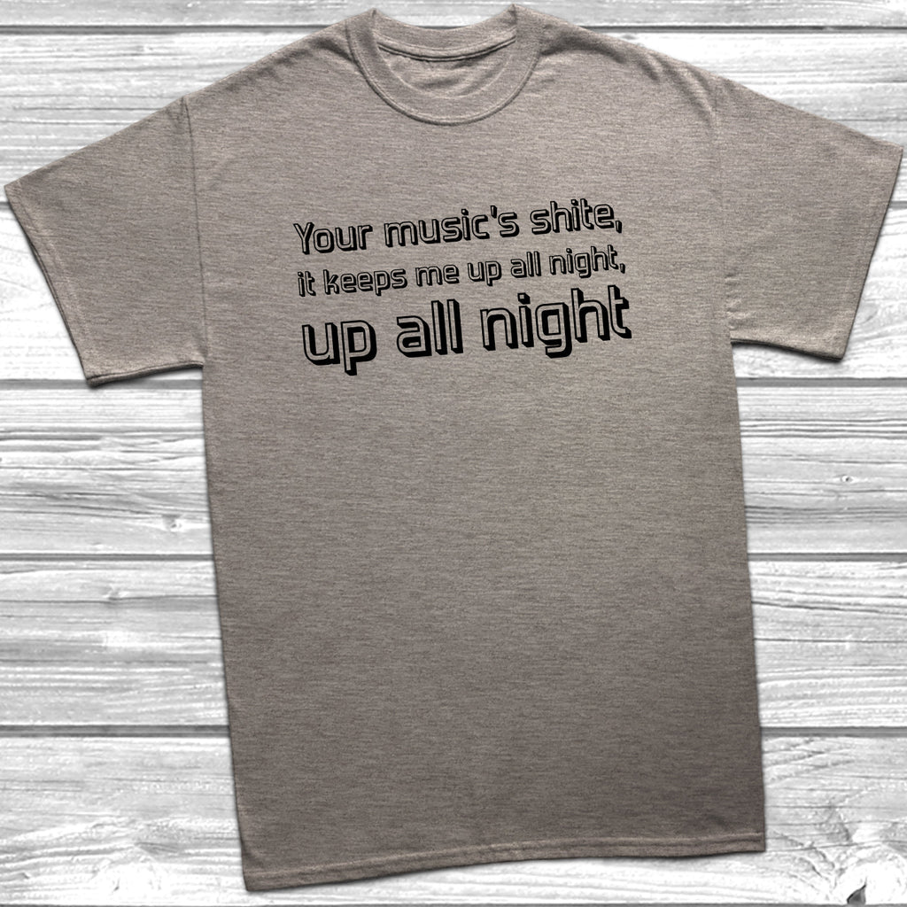 Get trendy with Up All Night T-Shirt - T-Shirt available at DizzyKitten. Grab yours for £8.99 today!