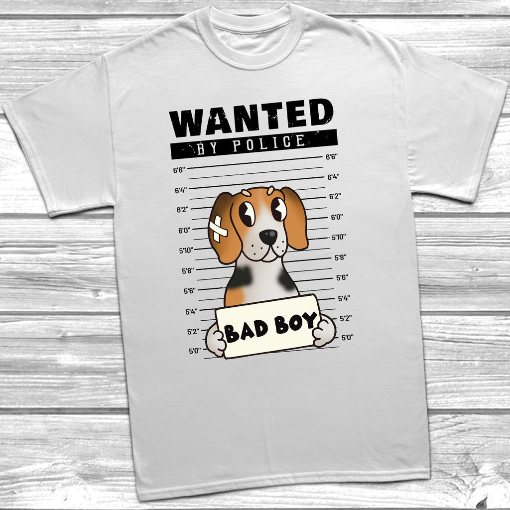 Get trendy with Wanted Beagle Bad Boy T-Shirt - T-Shirt available at DizzyKitten. Grab yours for £11.95 today!