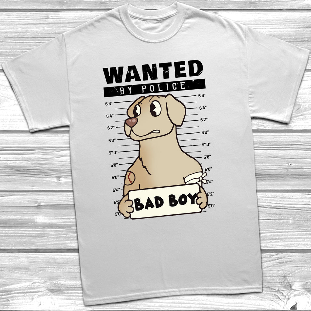 Get trendy with Wanted Labrador Retriever Bad Boy T-Shirt - T-Shirt available at DizzyKitten. Grab yours for £11.95 today!