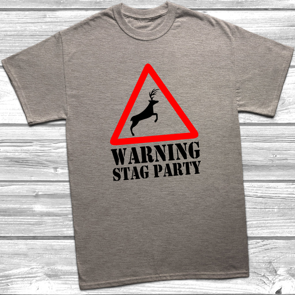 Get trendy with Warning Stag Party T-Shirt - T-Shirt available at DizzyKitten. Grab yours for £8.99 today!
