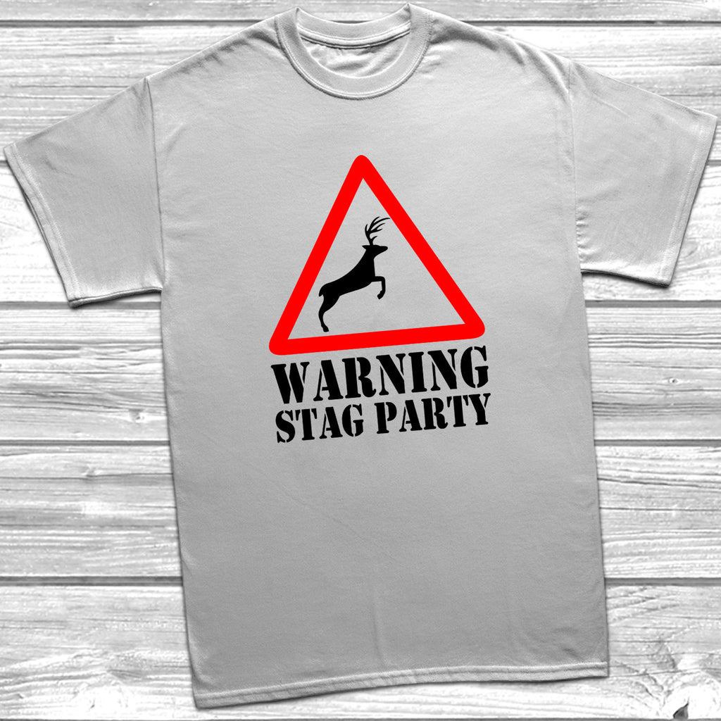 Get trendy with Warning Stag Party T-Shirt - T-Shirt available at DizzyKitten. Grab yours for £8.99 today!