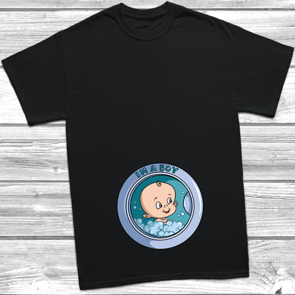 Get trendy with Washing Machine I'm A Boy T-Shirt - T-Shirt available at DizzyKitten. Grab yours for £10.49 today!