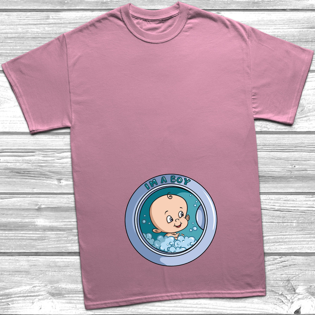 Get trendy with Washing Machine I'm A Boy T-Shirt - T-Shirt available at DizzyKitten. Grab yours for £10.49 today!
