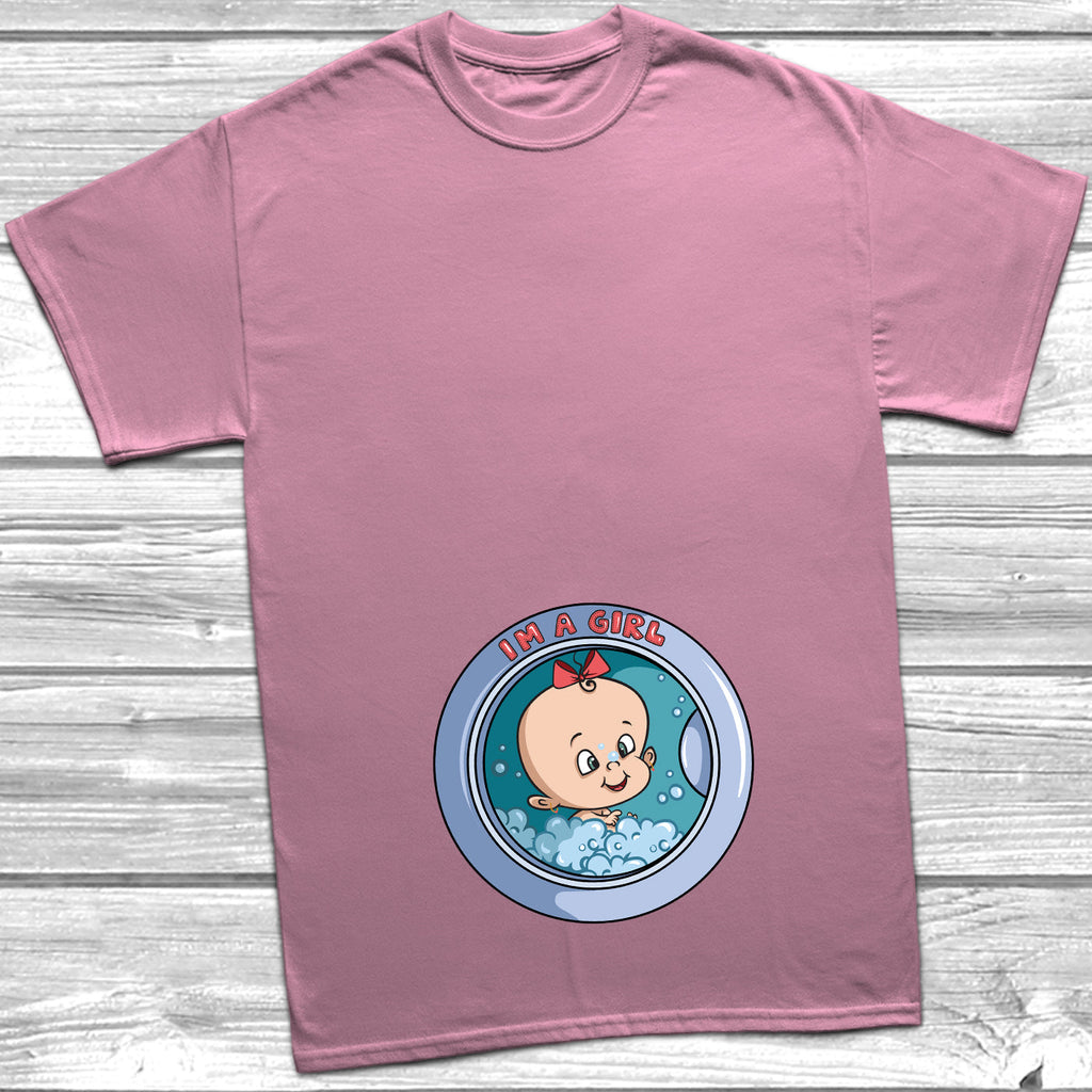 Get trendy with Washing Machine I'm A Girl T-Shirt - T-Shirt available at DizzyKitten. Grab yours for £9.99 today!