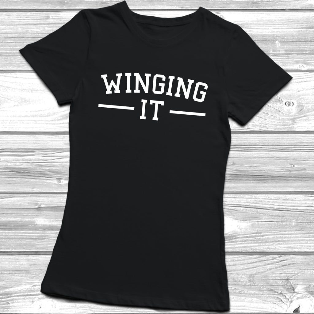 Get trendy with Winging It T-Shirt - T-Shirt available at DizzyKitten. Grab yours for £8.99 today!