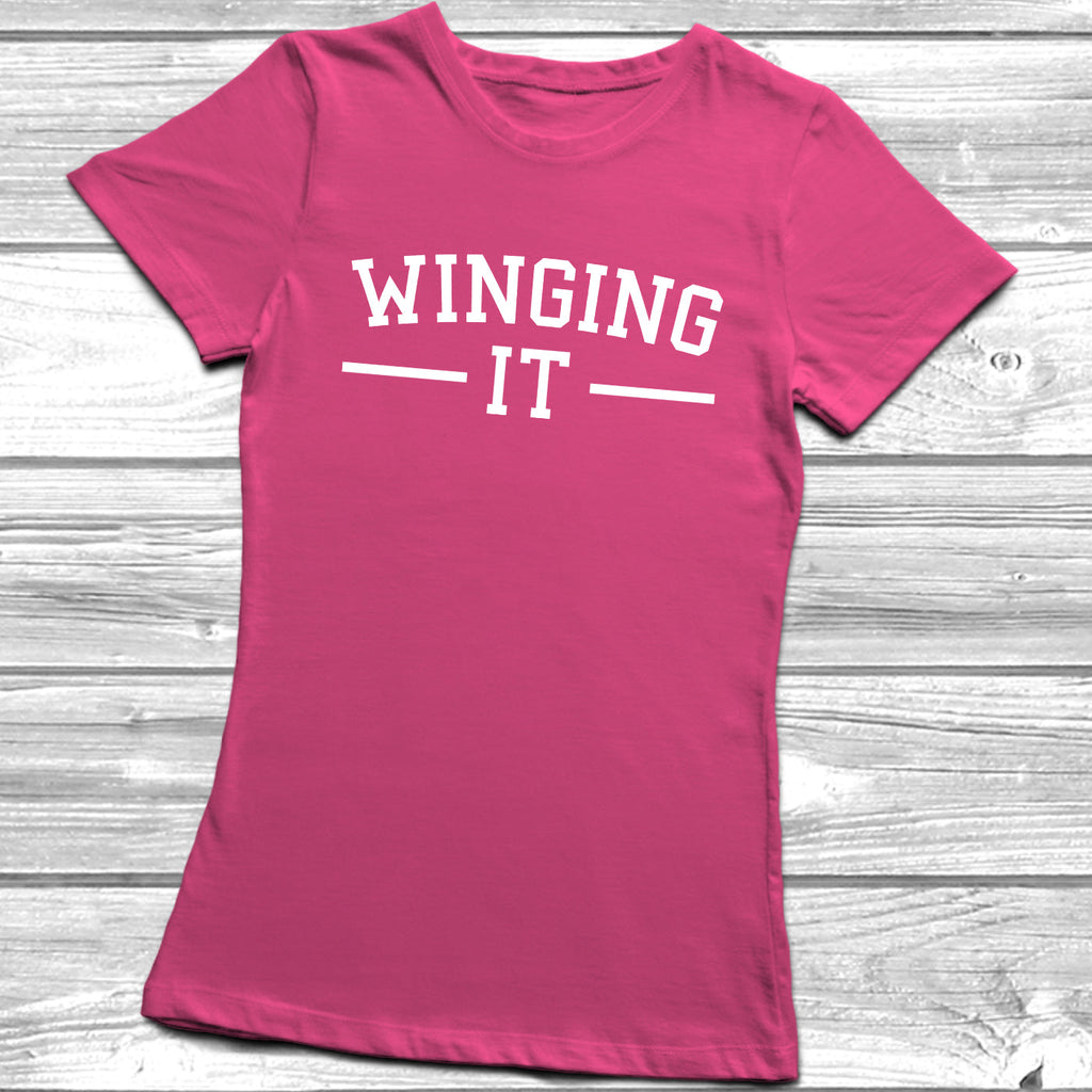 Get trendy with Winging It T-Shirt - T-Shirt available at DizzyKitten. Grab yours for £8.99 today!