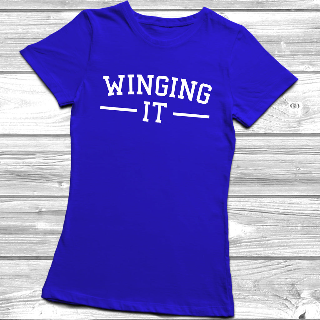Get trendy with Winging It T-Shirt - T-Shirt available at DizzyKitten. Grab yours for £8.99 today!