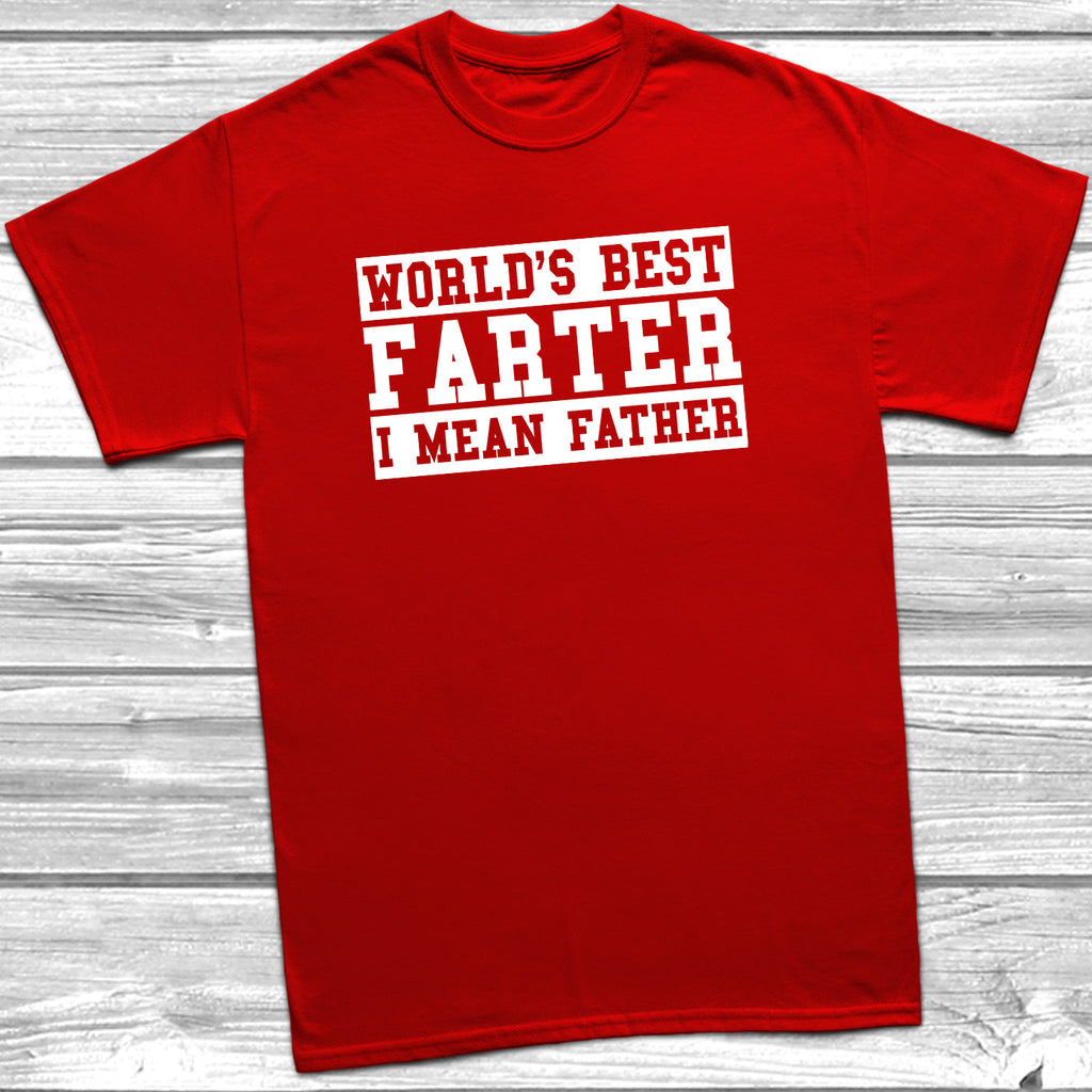 Get trendy with World's Best Farter T-Shirt - T-Shirt available at DizzyKitten. Grab yours for £9.95 today!