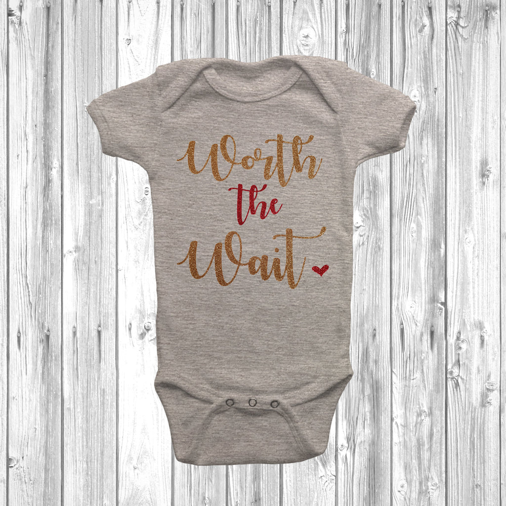 Get trendy with Worth The Wait Baby Grow - Baby Grow available at DizzyKitten. Grab yours for £9.95 today!