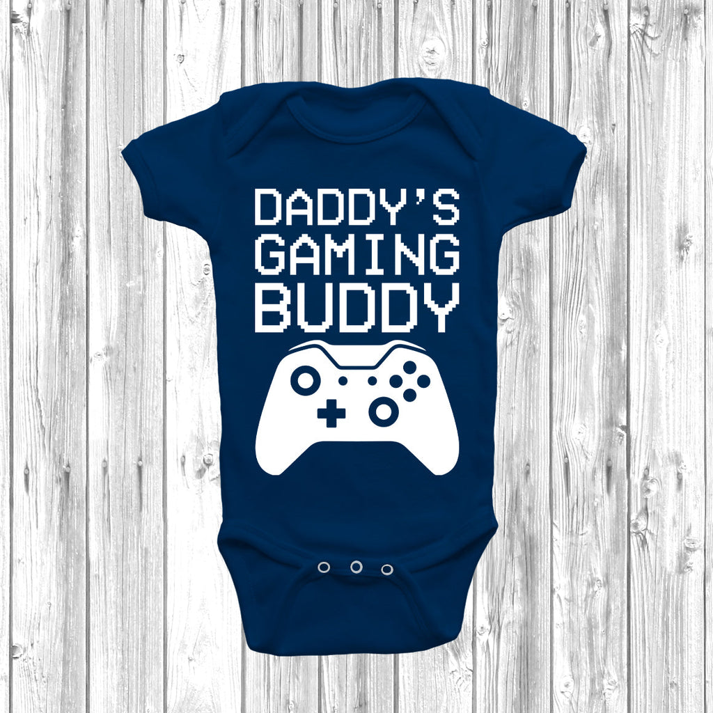 Get trendy with Daddy's Gaming Buddy Xbox Baby Grow - Baby Grow available at DizzyKitten. Grab yours for £8.45 today!