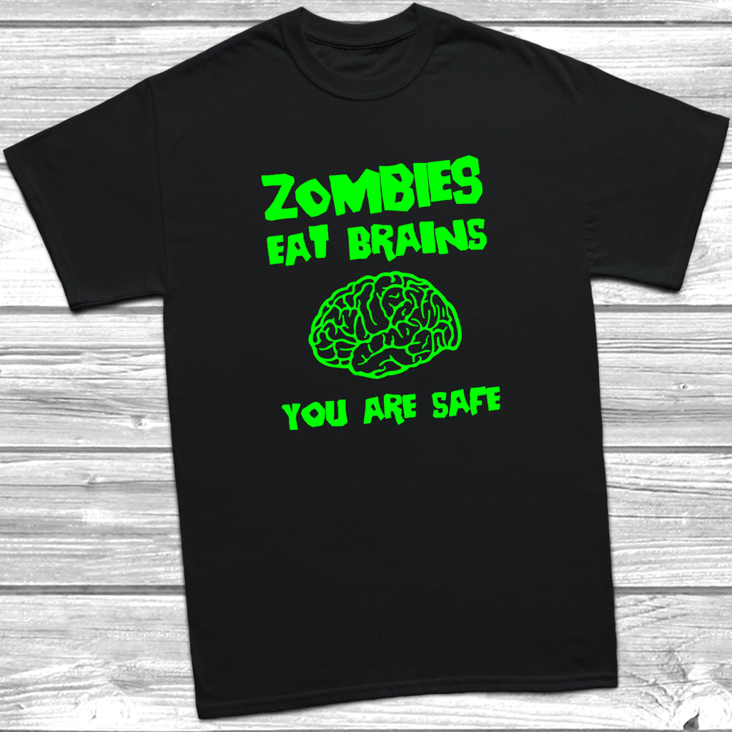 Get trendy with Zombies Eat Brains Kids T-Shirt - T-Shirt available at DizzyKitten. Grab yours for £8.49 today!