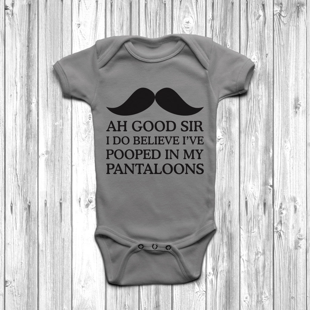 Get trendy with Ah Good Sir I Pooped Baby Grow - Baby Grow available at DizzyKitten. Grab yours for £8.45 today!