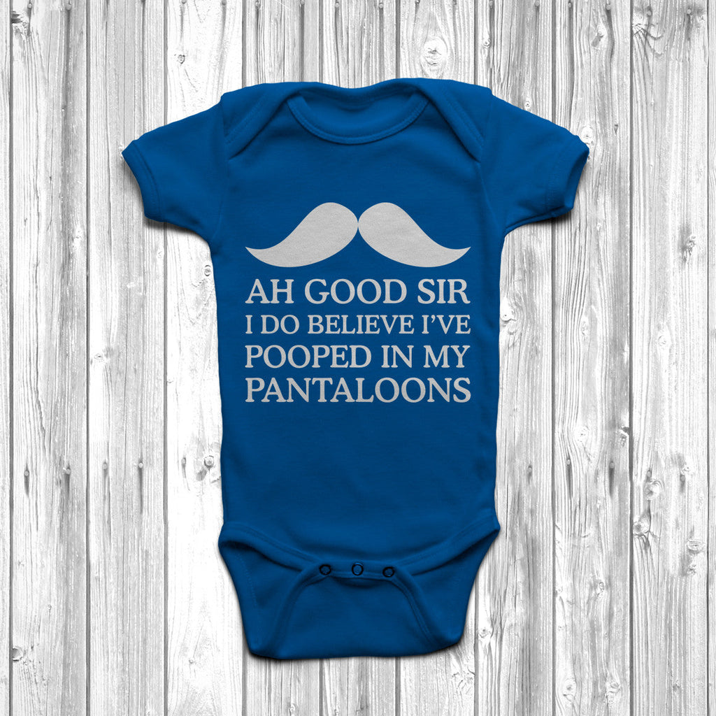 Get trendy with Ah Good Sir I Pooped Baby Grow - Baby Grow available at DizzyKitten. Grab yours for £8.45 today!