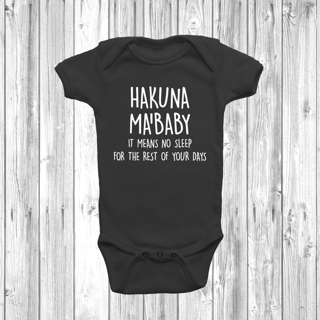 Get trendy with Hakuna Ma'Baby Baby Grow -  available at DizzyKitten. Grab yours for £7.99 today!