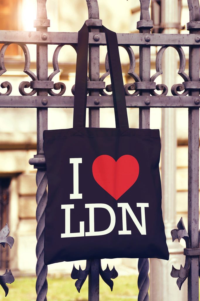 Get trendy with I Love Heart London Tote Bag - Tote Bag available at DizzyKitten. Grab yours for £7.49 today!
