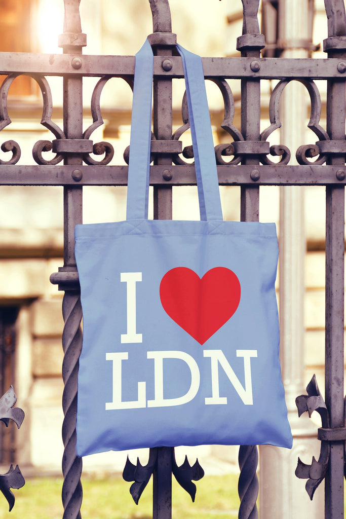 Get trendy with I Love Heart London Tote Bag - Tote Bag available at DizzyKitten. Grab yours for £7.49 today!