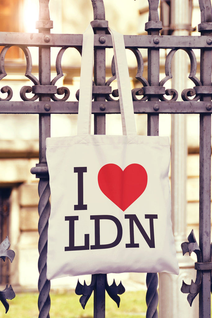 Get trendy with I Love Heart London Tote Bag - Tote Bag available at DizzyKitten. Grab yours for £7.49 today!