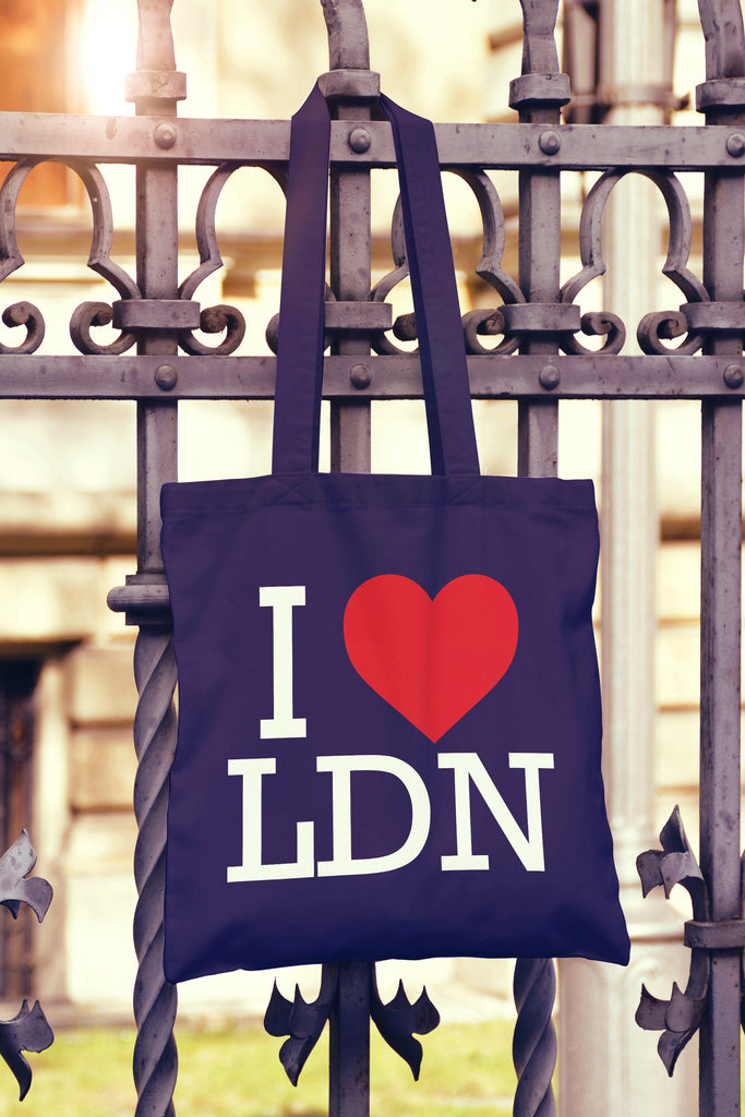 Get trendy with I Love Heart London Tote Bag - Tote Bag available at DizzyKitten. Grab yours for £6.99 today!