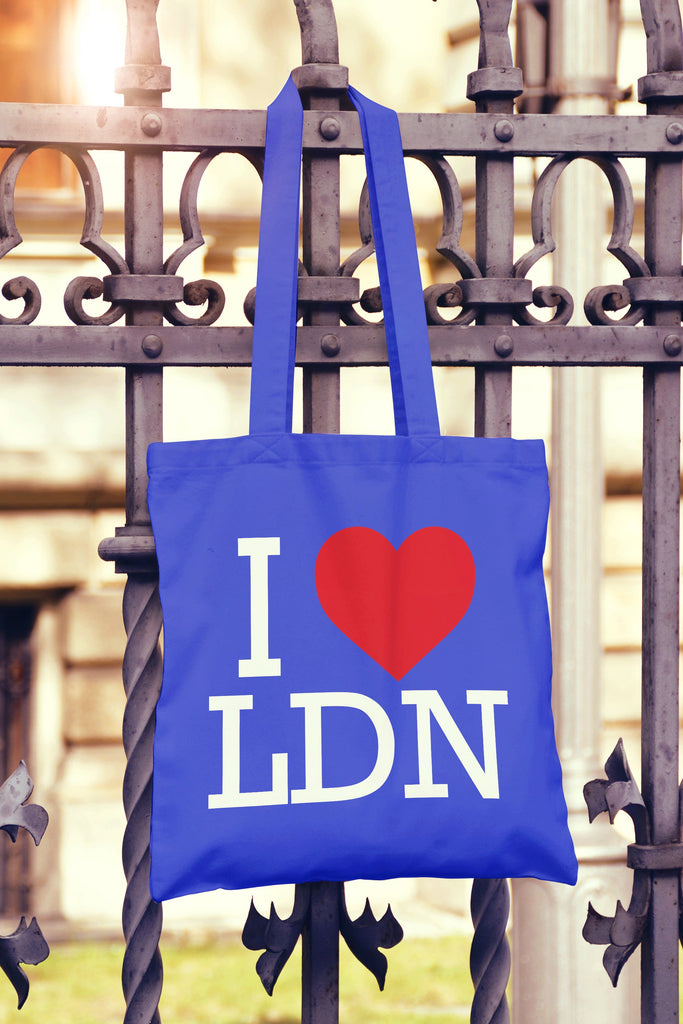 Get trendy with I Love Heart London Tote Bag - Tote Bag available at DizzyKitten. Grab yours for £6.99 today!