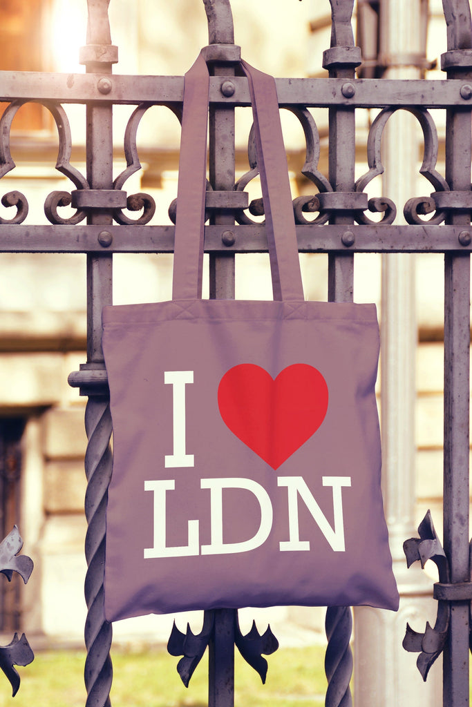 Get trendy with I Love Heart London Tote Bag - Tote Bag available at DizzyKitten. Grab yours for £7.49 today!
