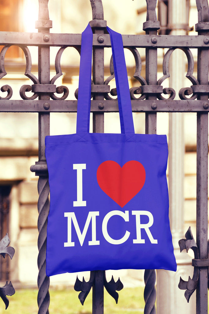 Get trendy with I Love Heart Manchester Tote Bag - Tote Bag available at DizzyKitten. Grab yours for £6.99 today!