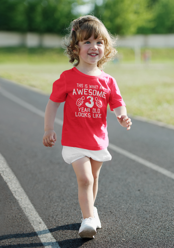 Awesome 3 Year Old Looks Like T-Shirt