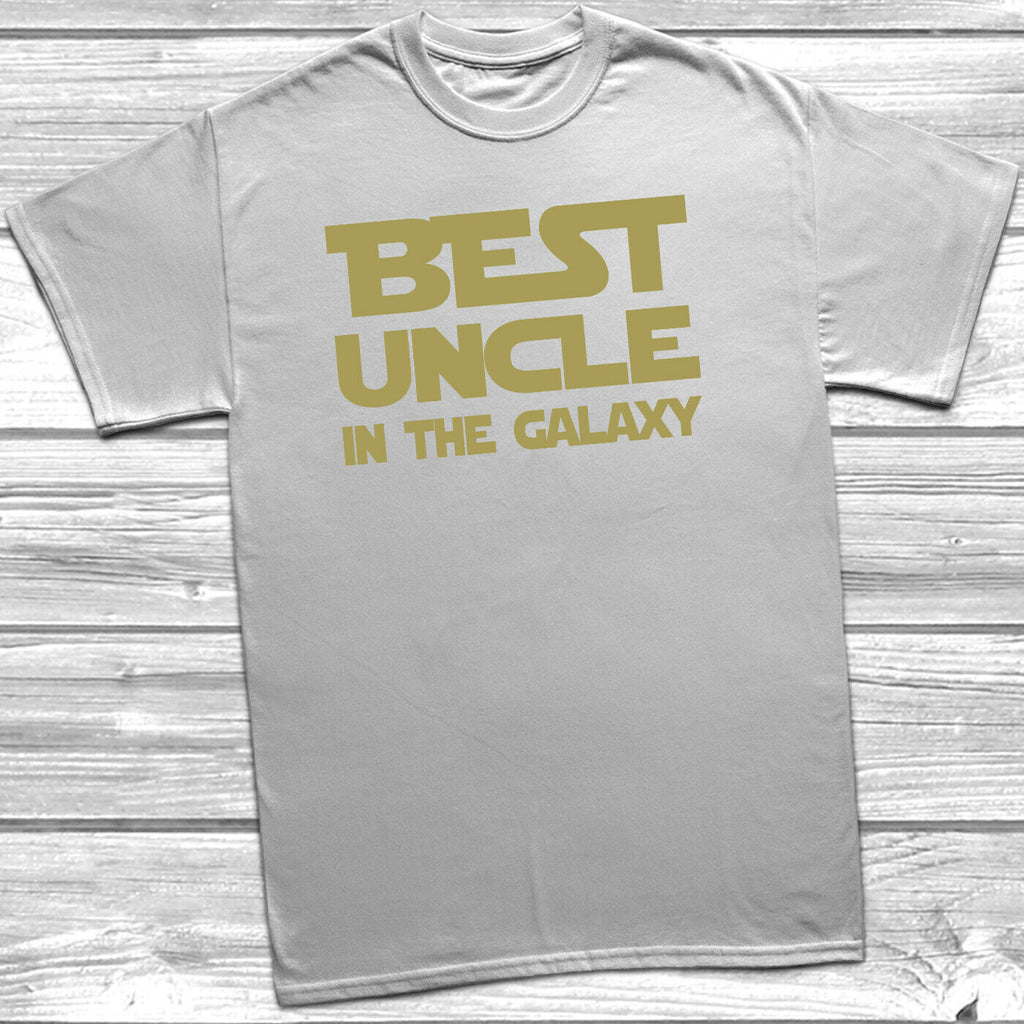 Get trendy with Best Uncle In The Galaxy T-Shirt - T-Shirt available at DizzyKitten. Grab yours for £10.49 today!