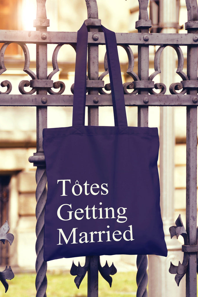 Get trendy with Totes Getting Married Tote Bag - Tote Bag available at DizzyKitten. Grab yours for £7.49 today!