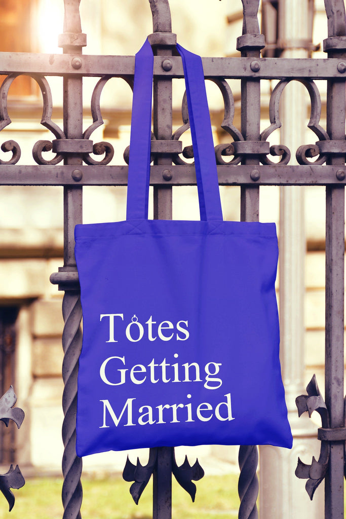Get trendy with Totes Getting Married Tote Bag - Tote Bag available at DizzyKitten. Grab yours for £7.49 today!