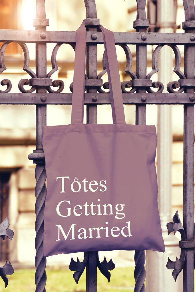 Get trendy with Totes Getting Married Tote Bag - Tote Bag available at DizzyKitten. Grab yours for £6.99 today!